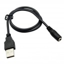 USB (M) кабель Jack (F) 3.5 x1.1