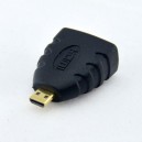 Переходник micro HDMI (M) на mini HDMI (F)