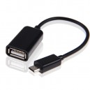 OTG кабель USB (F) micro USB (M)