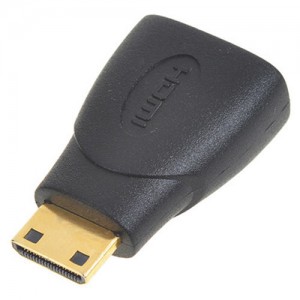 Переходник HDMI (F) mini HDMI (M)
