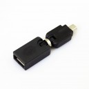 USB (F) перехідник mini USB (M) 360